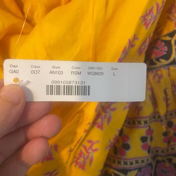 NWT J Crew Halter peplum top in sunny block print size Large - Picture 4 of 15